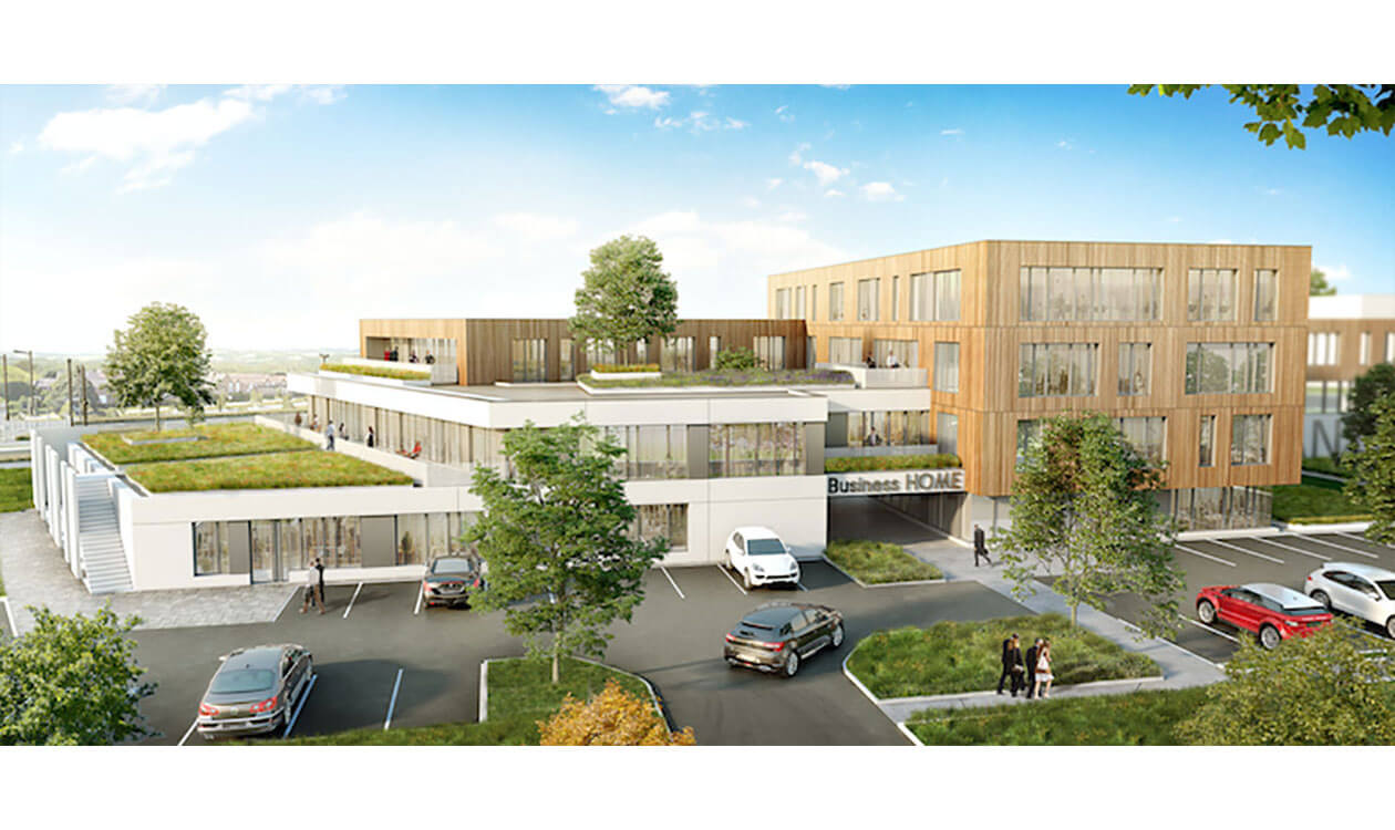 Un nouvel immeuble neuf pré-commercialisé – 5.000m² à Villeneuve-d'Ascq – Business Home – Heron Parc
