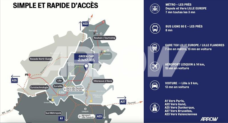 Bureau à vendre à louer VILLENEUVE D'ASCQ 2